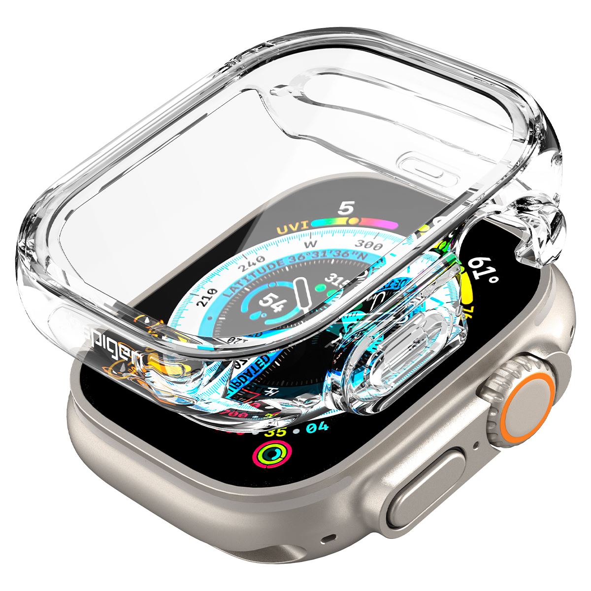 Spigen Ultra Hybrid, clear - Apple Watch Ultra 2/Ultra 49mm (2)