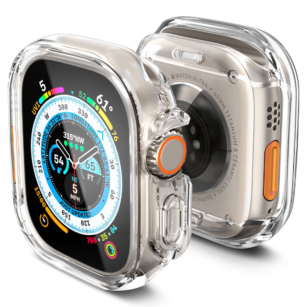 Spigen Ultra Hybrid, clear - Apple Watch Ultra 2/Ultra 49mm (3)