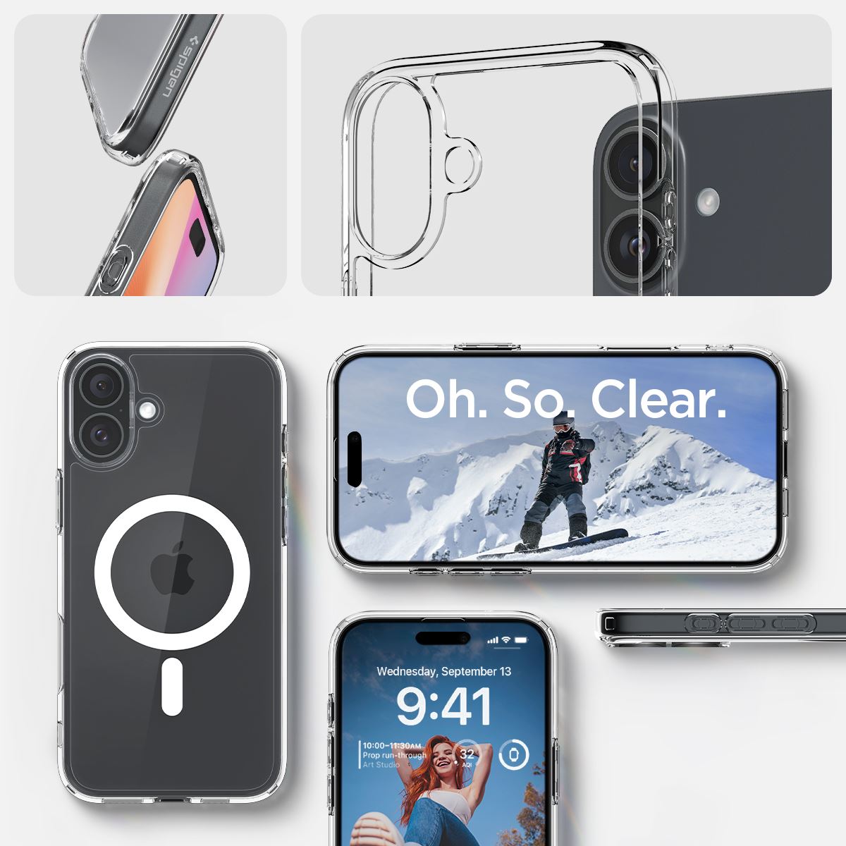 Spigen Ultra Hybrid MagSafe, white - iPhone 16 (14)