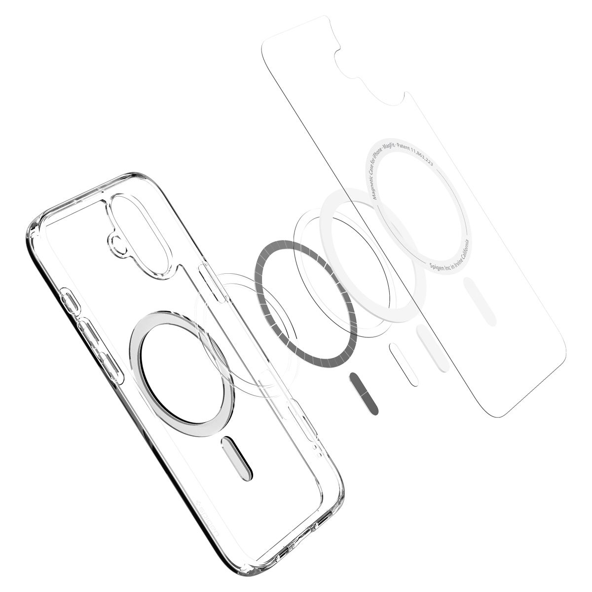 Spigen Ultra Hybrid MagSafe, white - iPhone 16 (7)