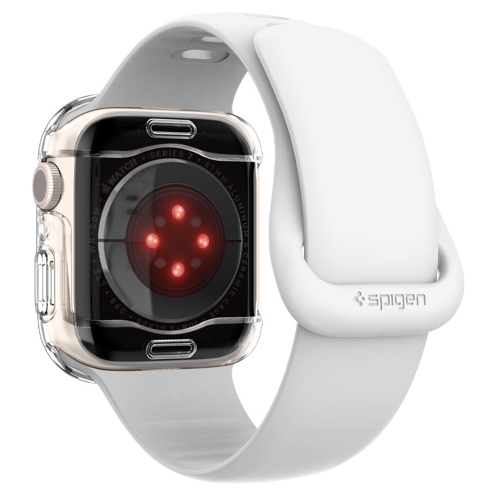 Spigen Ultra Hybrid, crystal clear - Apple Watch 9/8/7 41mm (4)