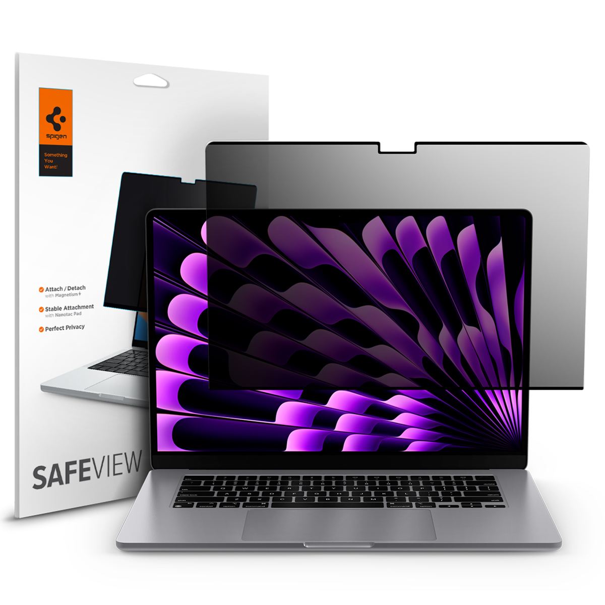 Spigen SafeView 1 Pack - MacBook Air 15 M4/M3/M2