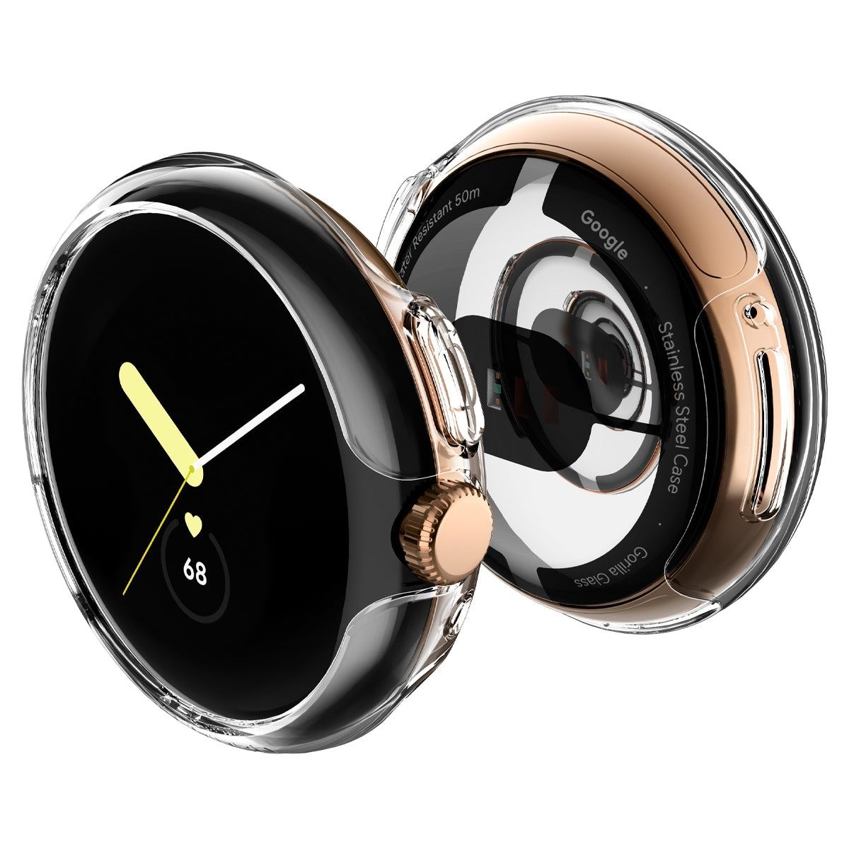 Spigen Thin Fit, crystal clear - Google Pixel Watch 2/1 (4)