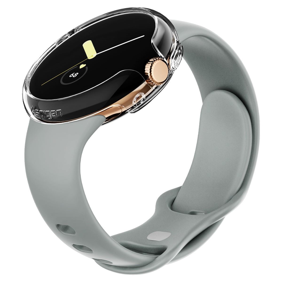 Spigen Thin Fit, crystal clear - Google Pixel Watch 2/1 (8)