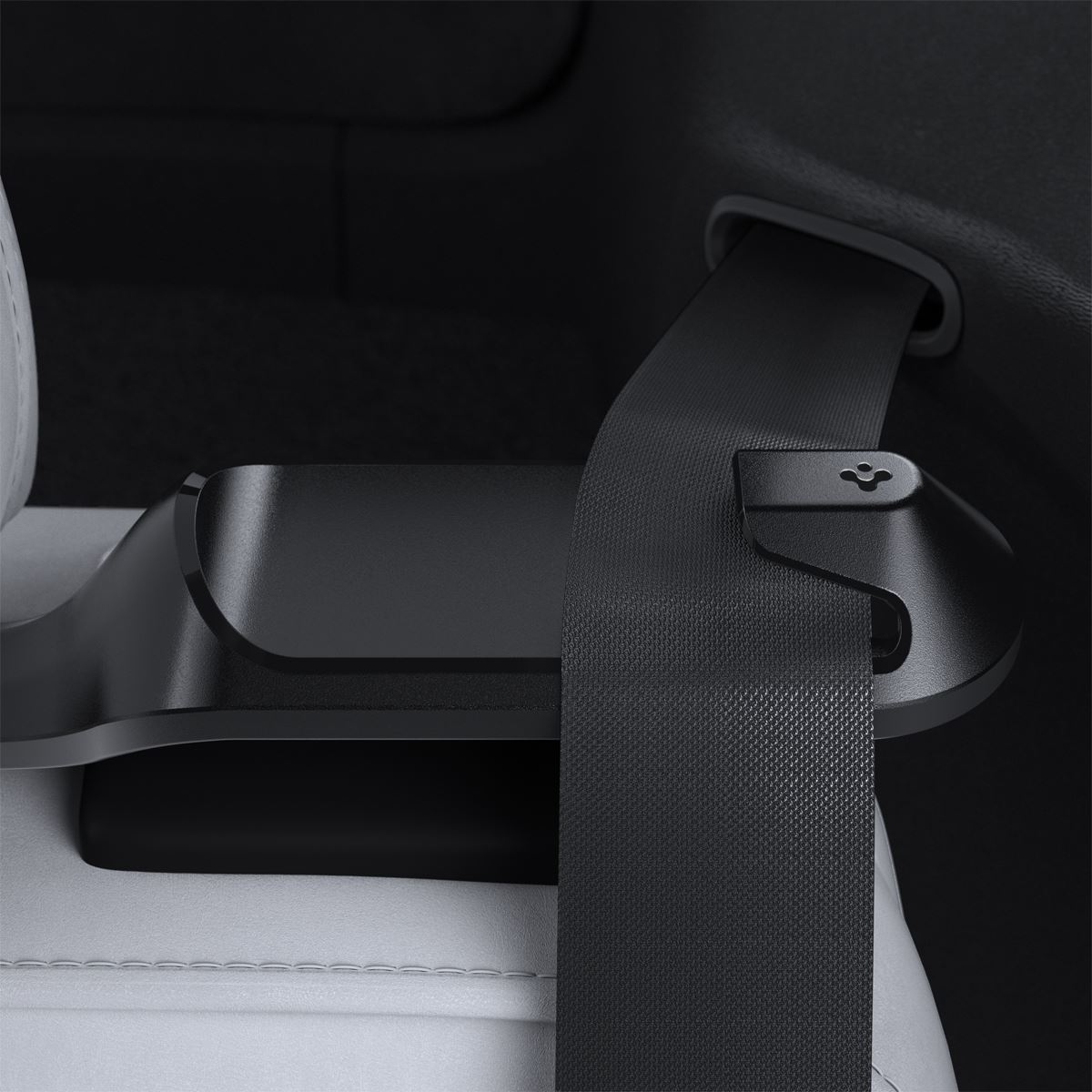 Spigen Tesla Backseat Seatbelt Holder, black -  Tesla Model Y (4)