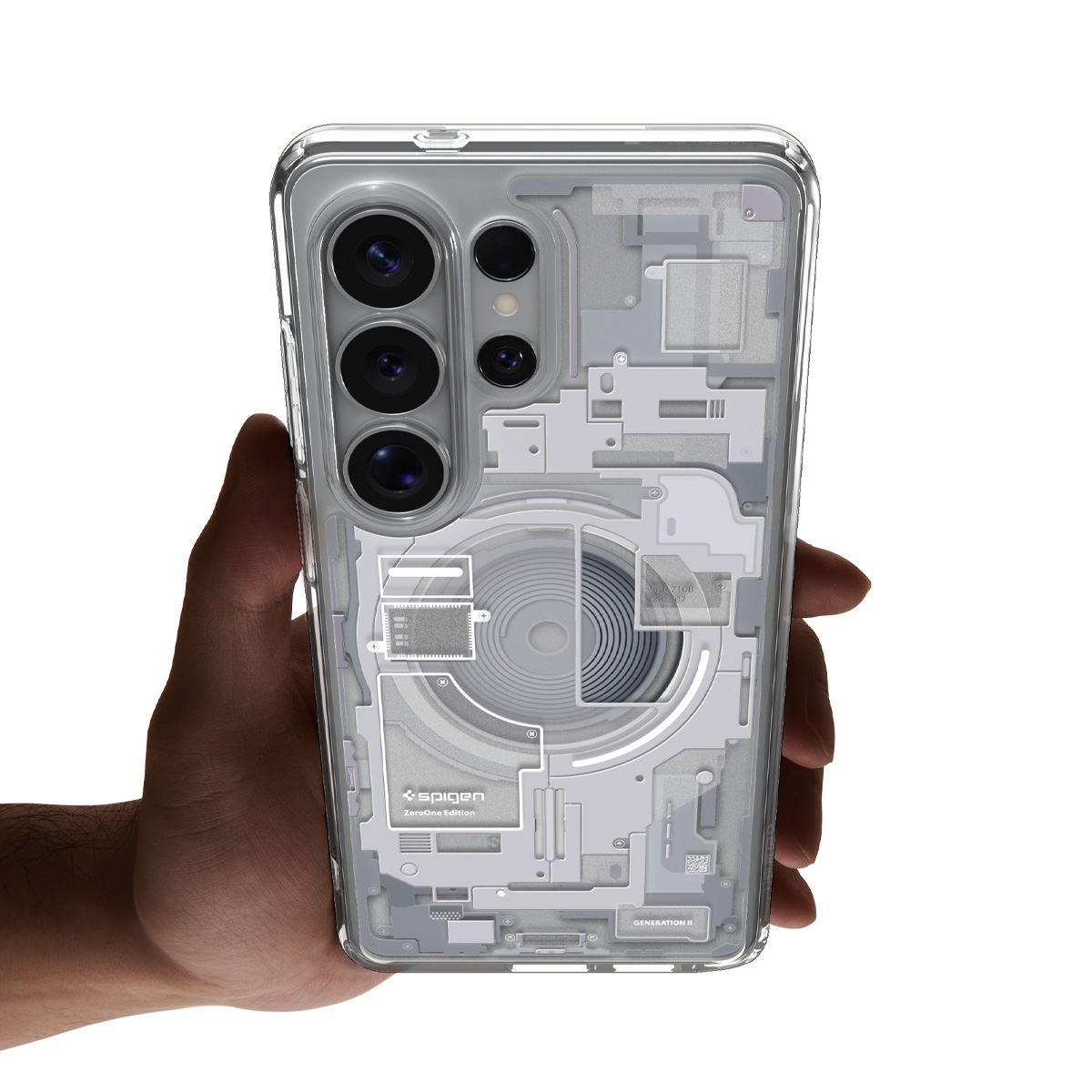 Spigen Ultra Hybrid MagSafe, zero one white - Samsung Galaxy S26 Ultra (11)