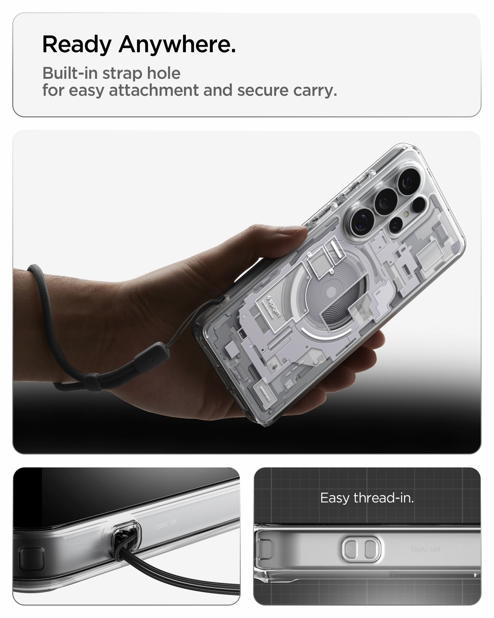 Spigen Ultra Hybrid MagSafe, zero one white - Samsung Galaxy S26 Ultra (22)