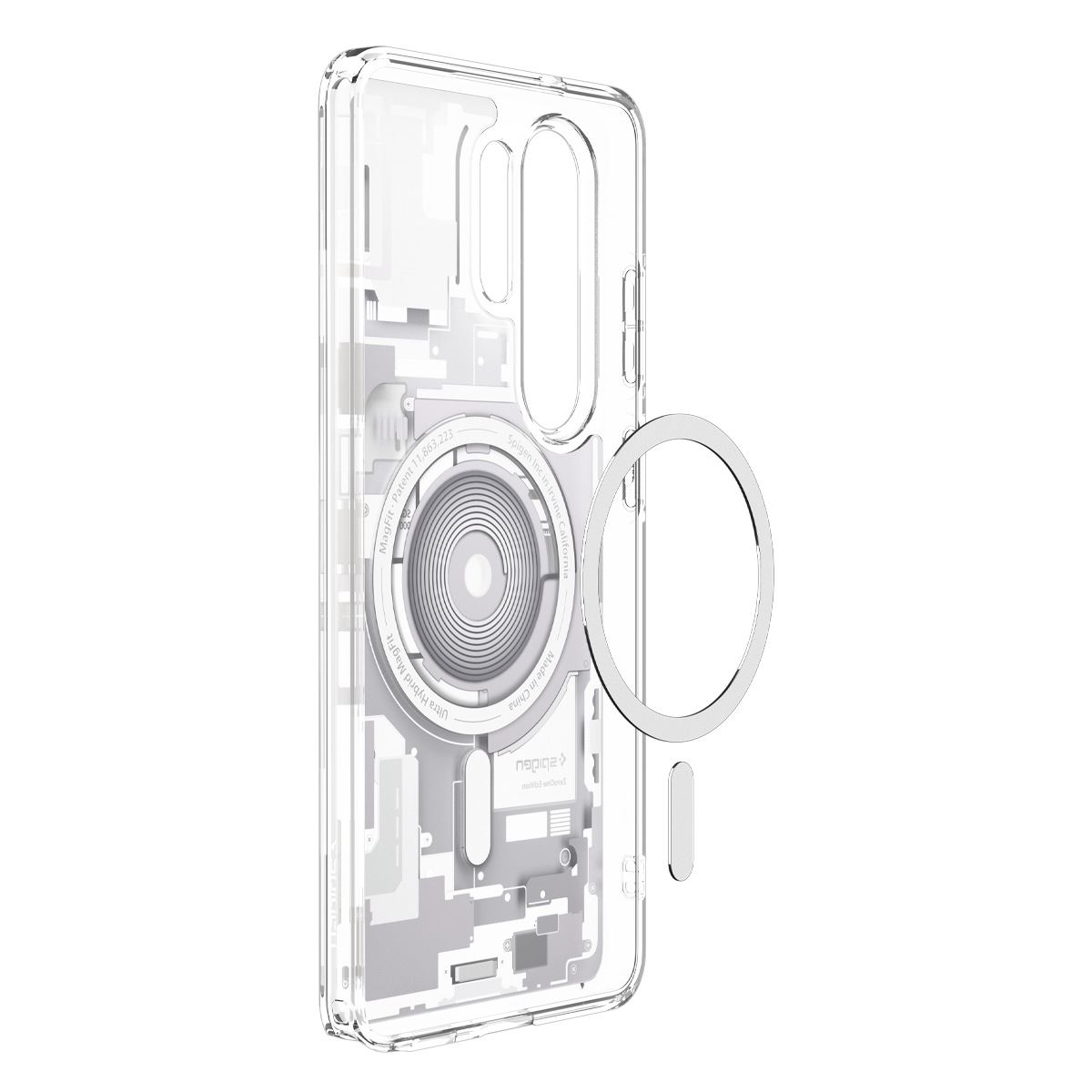 Spigen Ultra Hybrid MagSafe, zero one white - Samsung Galaxy S26 Ultra (9)