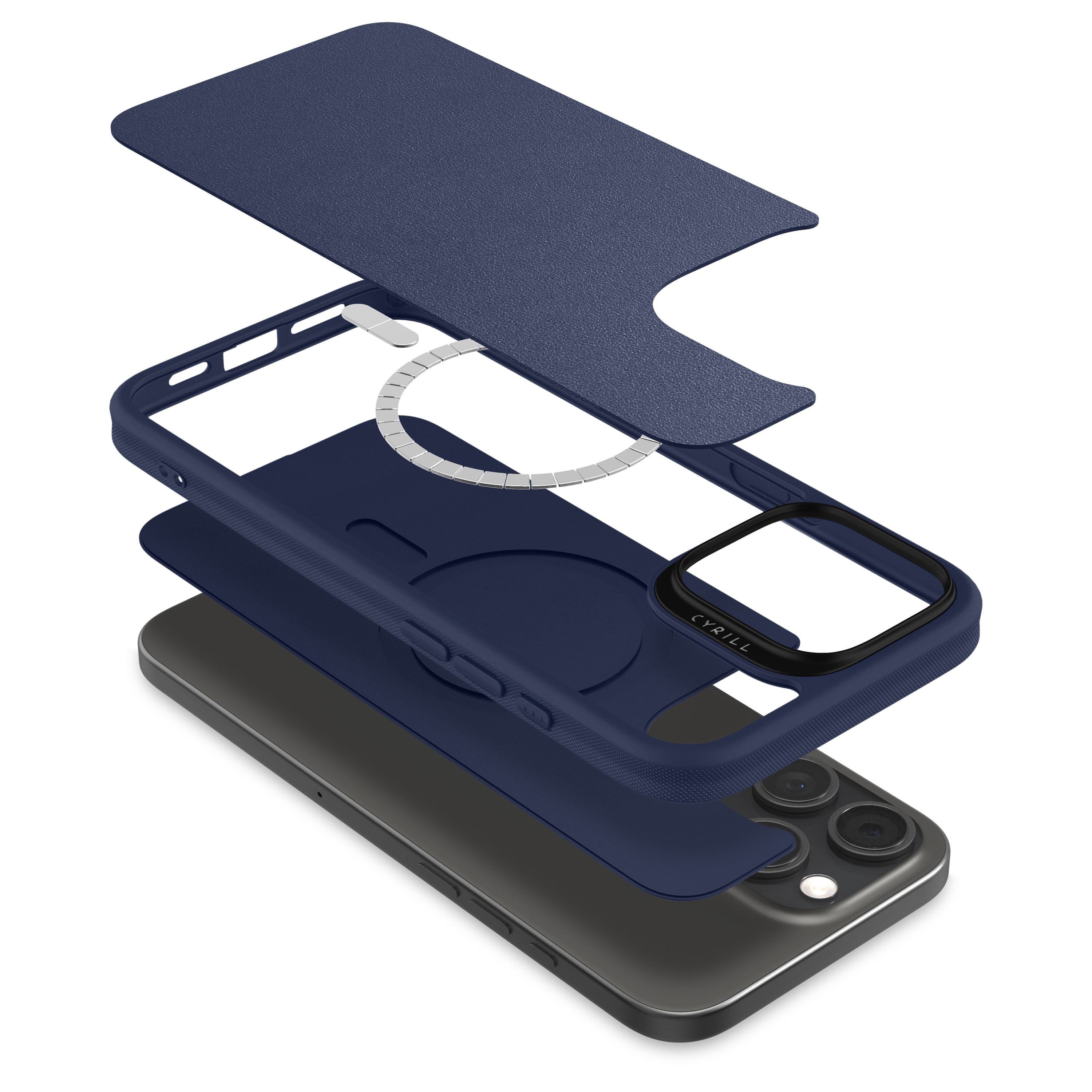 Spigen Cyrill Kajuk MagSafe, navy - iPhone 16 Pro (7)