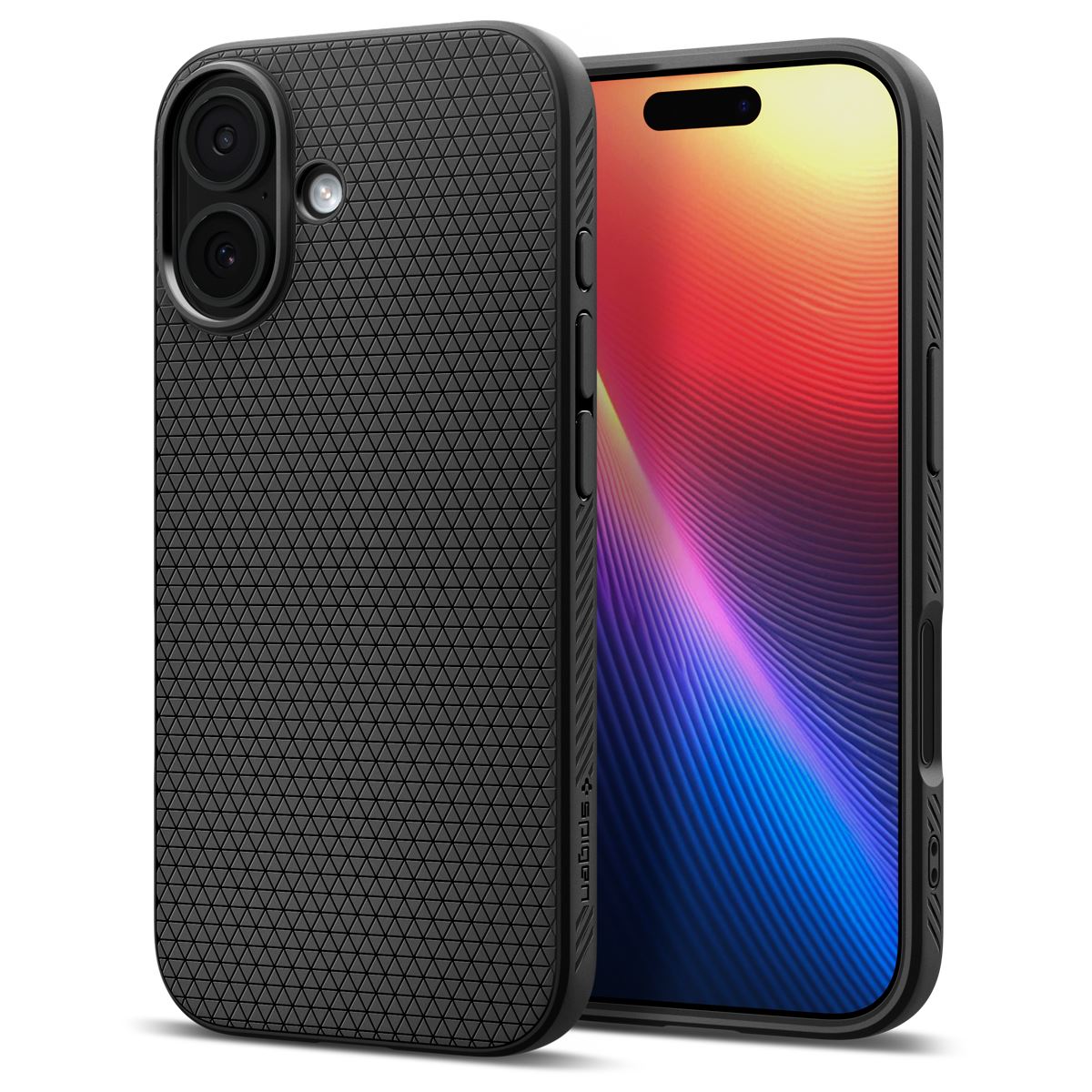 Spigen Liquid Air, matte black - iPhone 17 (1)