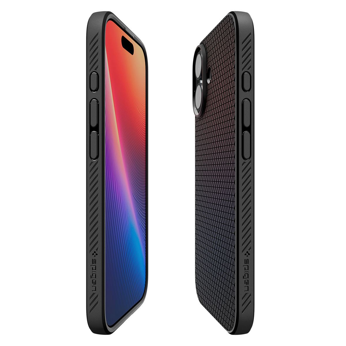 Spigen Liquid Air, matte black - iPhone 17 (7)