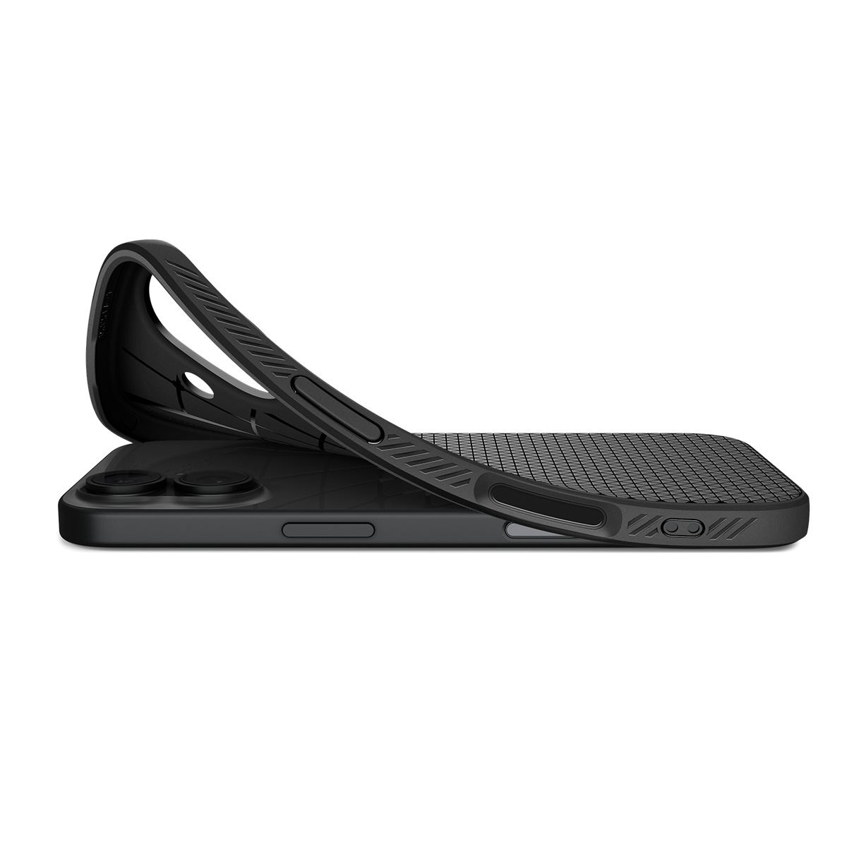 Spigen Liquid Air, matte black - iPhone 17 (8)