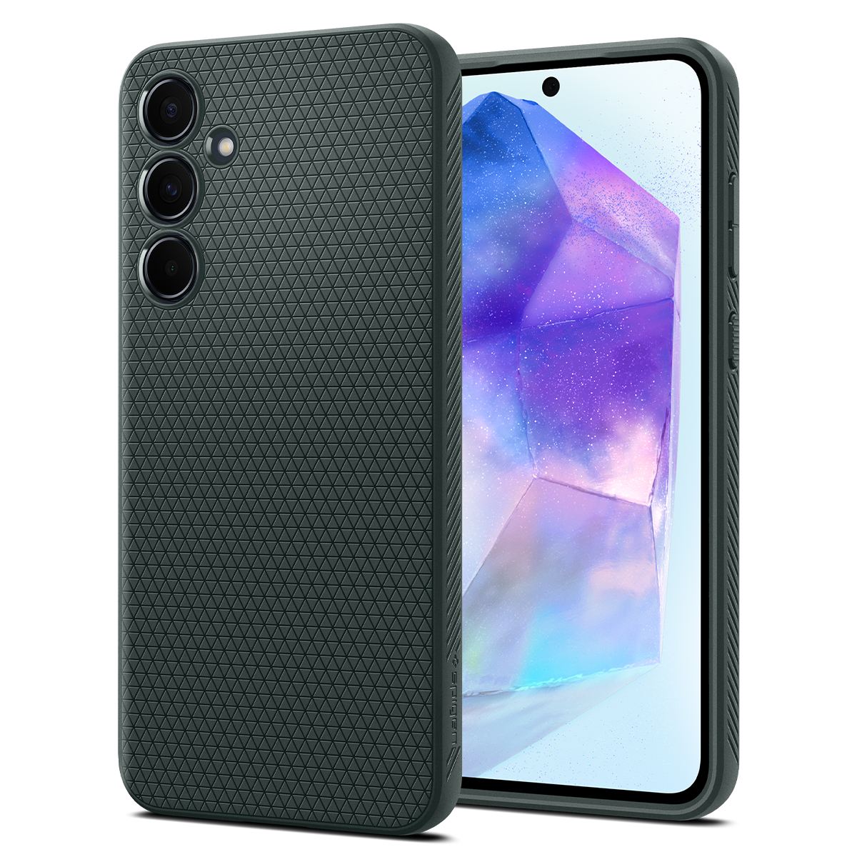 Spigen Liquid Air, abyss green - Samsung Galaxy A55 (1)