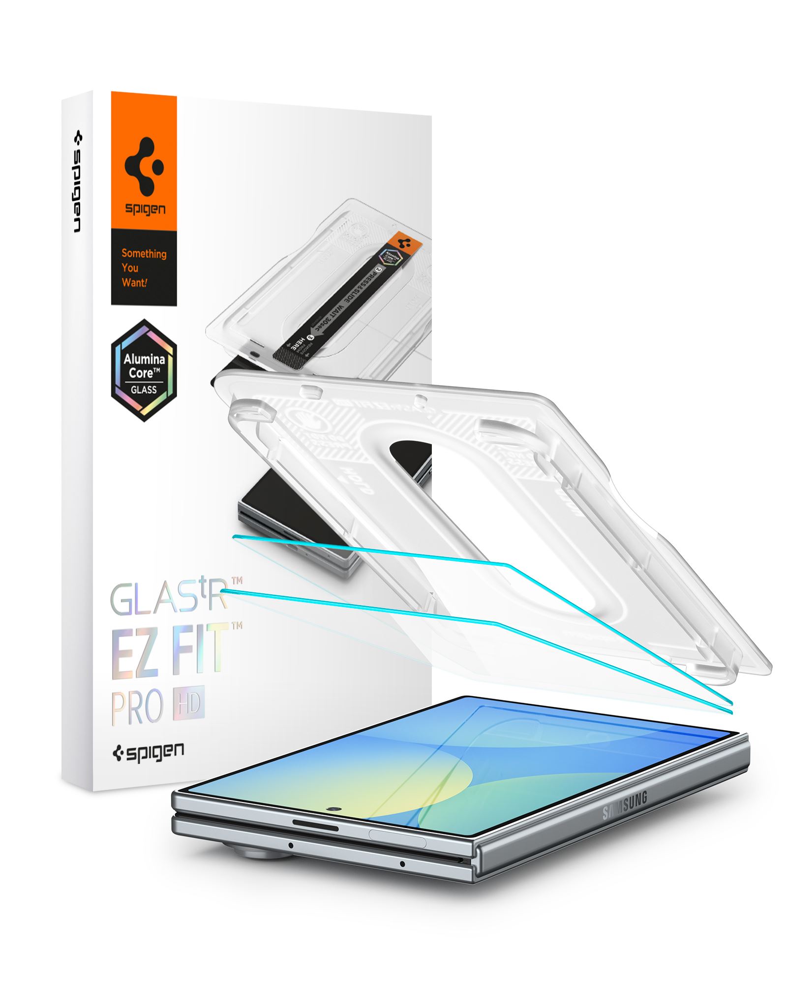 Spigen Glass tR EZ Fit Pro HD 2 Pack - Samsung Galaxy Z Fold8 (1)
