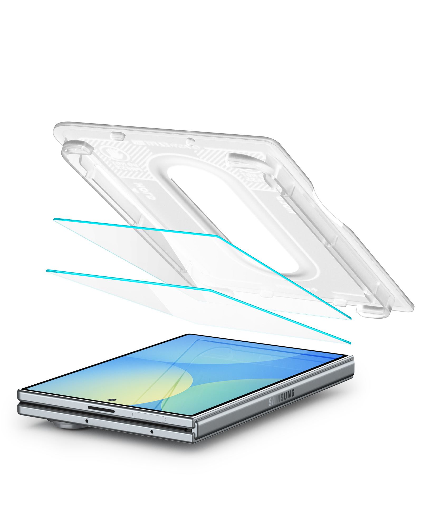 Spigen Glass tR EZ Fit Pro HD 2 Pack - Samsung Galaxy Z Fold8 (6)