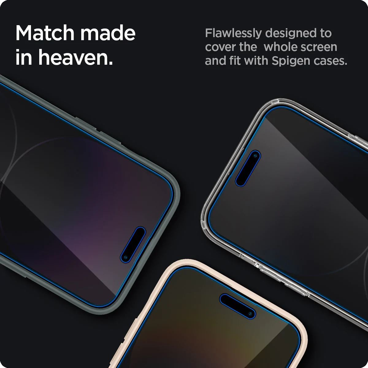 Spigen Glass EZ Fit Privacy 2 Pack - iPhone 14 Pro Max (4)