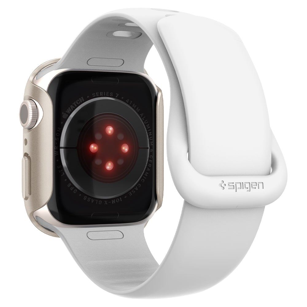 Spigen Thin Fit, starlight - Apple Watch 9/8/7 41mm (4)