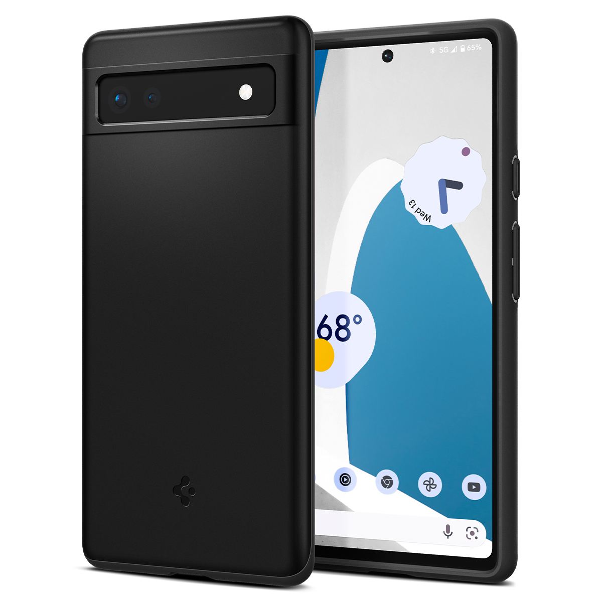 Spigen Thin Fit, black - Google Pixel 6a (1)