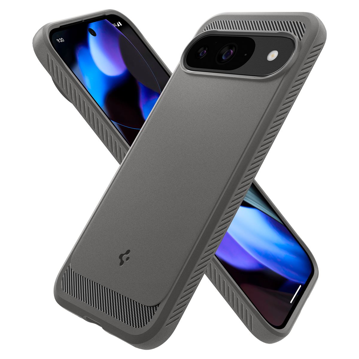 Spigen Rugged Armor, marble gray - Google Pixel 9 Pro/Pixel 9 (6)
