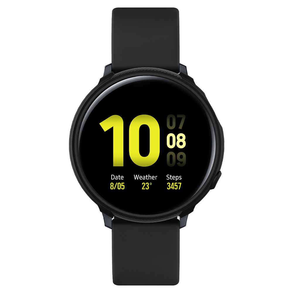 Spigen Liquid Air, matte black - Samsung Galaxy Watch Active2 40mm (2)