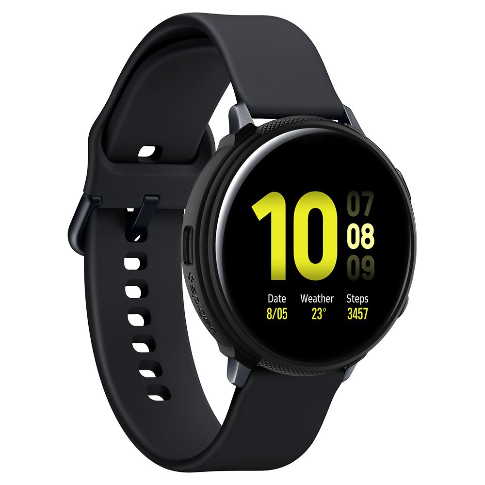 Spigen Liquid Air, matte black - Samsung Galaxy Watch Active2 40mm (3)