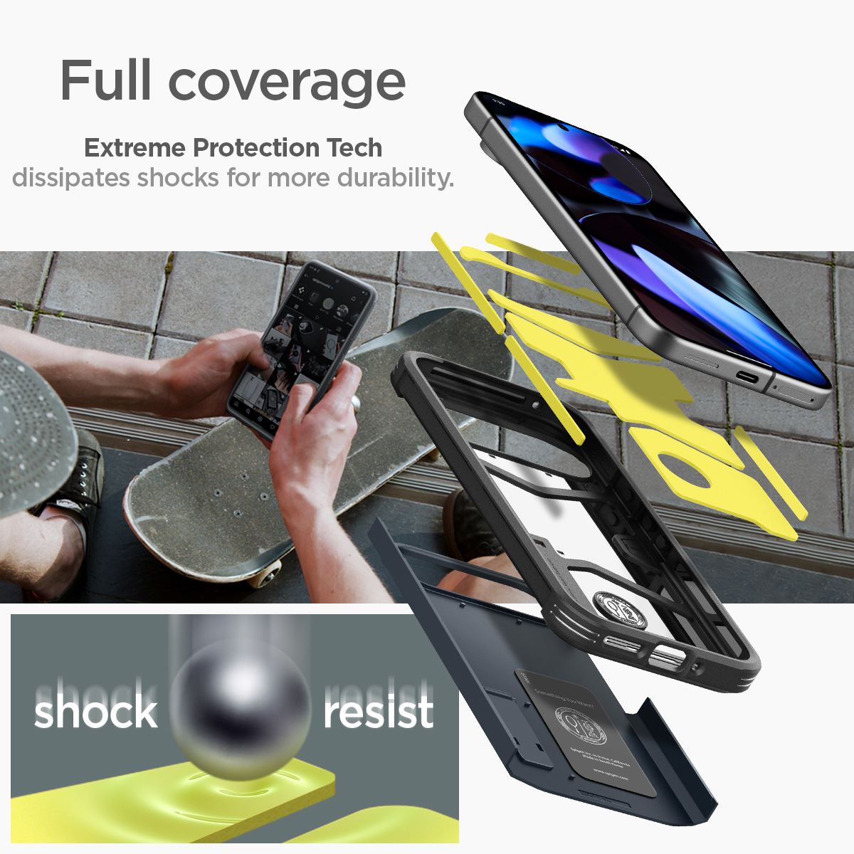 Spigen Tough Armor, metal slate - Google Pixel 9 Pro/Pixel 9 (12)