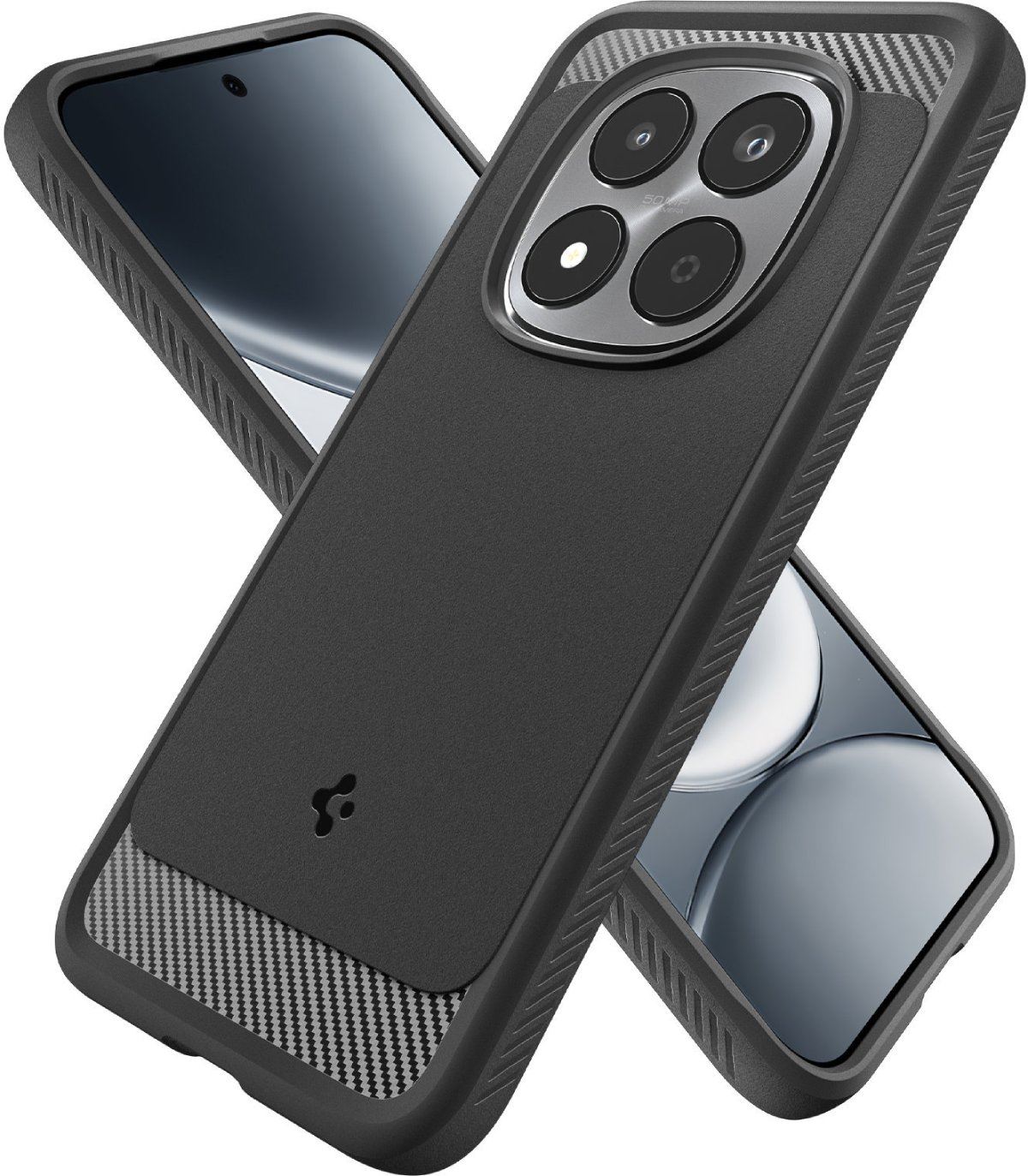 Spigen Rugged Armor, matte black - Xiaomi Redmi Note 15 Pro 5G (11)