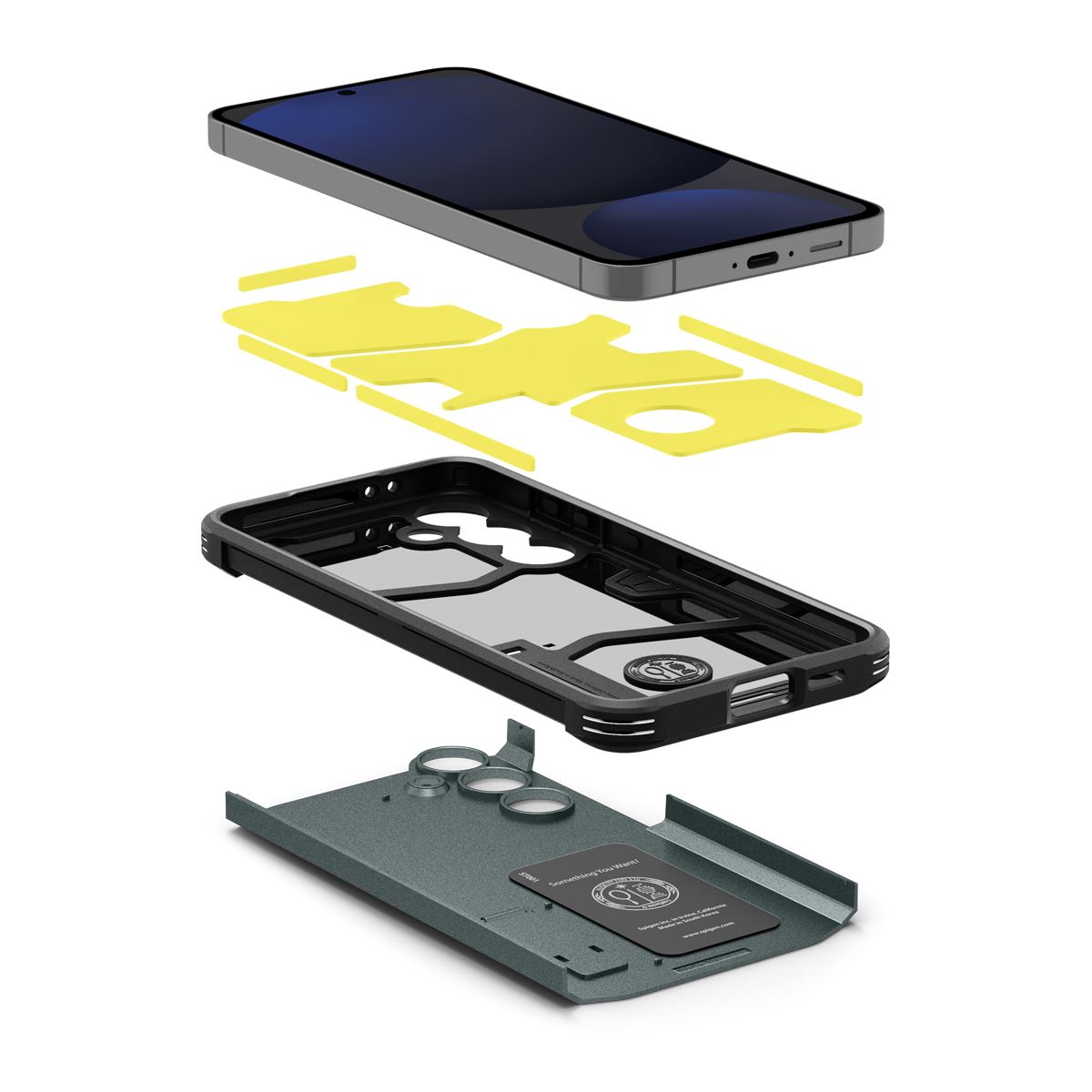 Spigen Tough Armor, abyss green - Samsung Galaxy S24 FE (6)