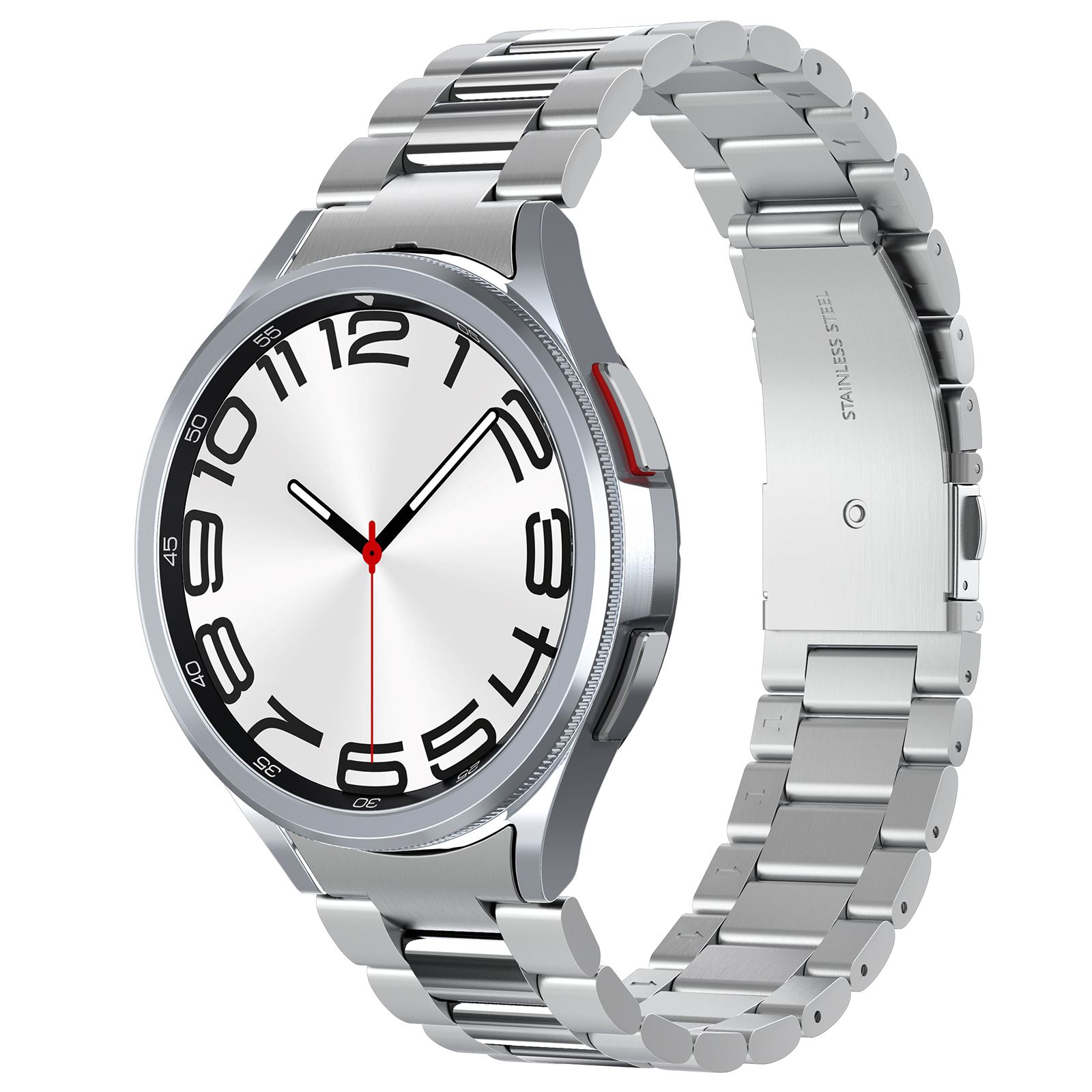 Spigen Modern Fit 316L Band, silver - Samsung Galaxy Watch6 Classic 47mm