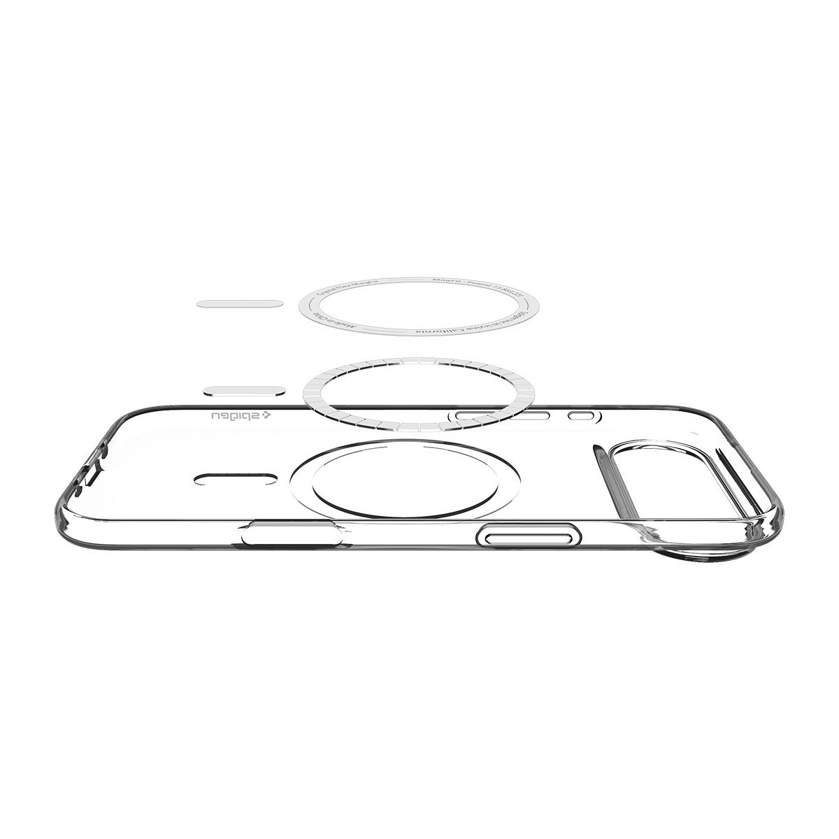 Spigen Liquid Crystal MagSafe, clear white - iPhone Air (5)