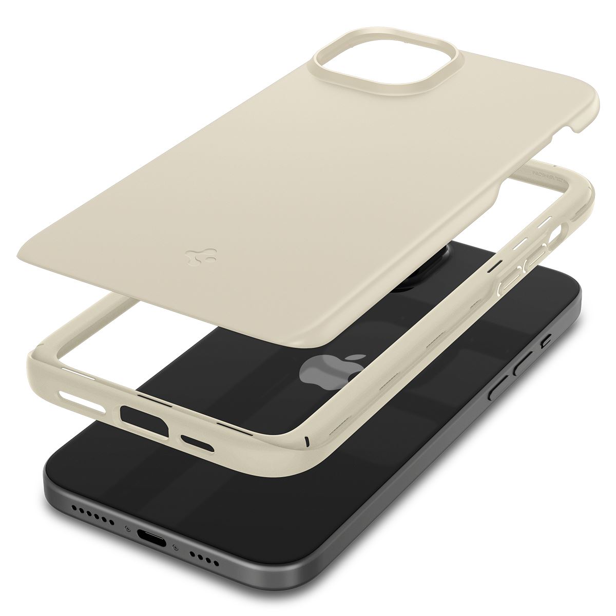 Spigen Thin Fit, mute beige - iPhone 15 Plus (10)