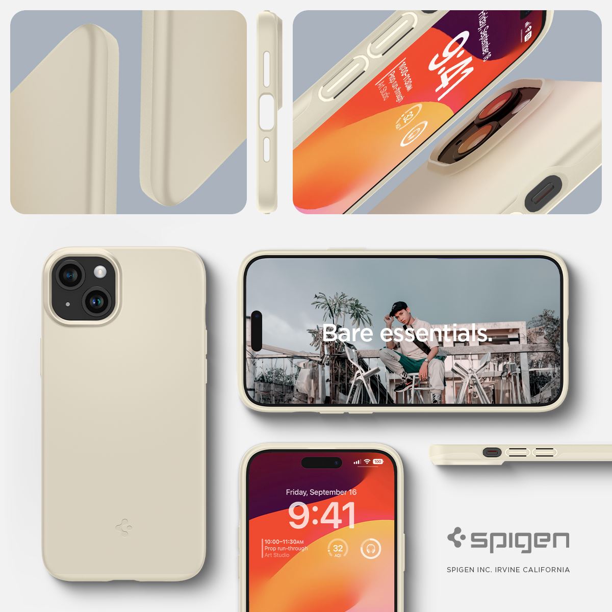 Spigen Thin Fit, mute beige - iPhone 15 Plus (17)
