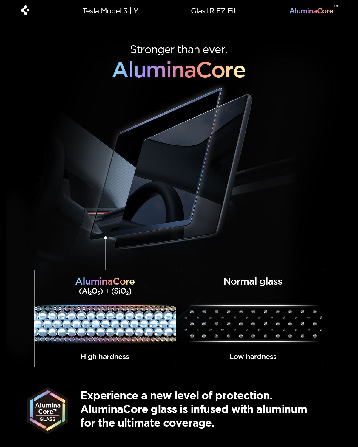 Spigen EZ Fit Clear Transparent (15.4"/1 Pack) - Tesla Model Y (2025/2026)/Model 3 (2024/2025/2026) (10)