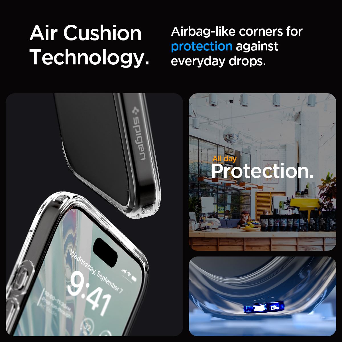 Spigen Ultra Hybrid, crystal clear - iPhone 15 Pro Max (12)