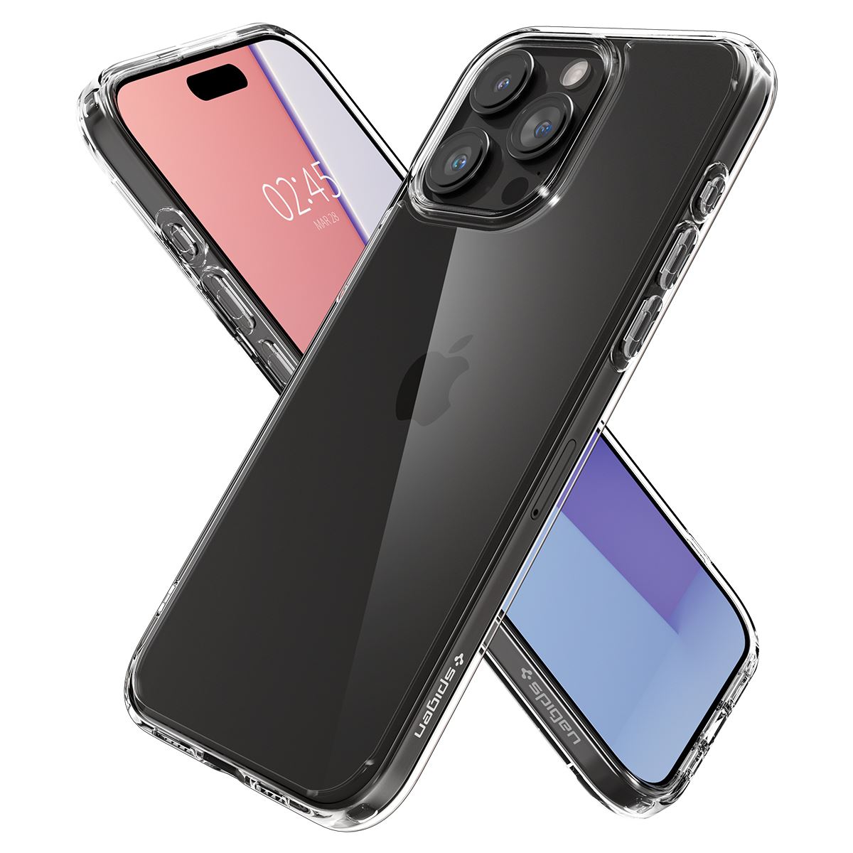 Spigen Ultra Hybrid, crystal clear - iPhone 15 Pro Max (7)