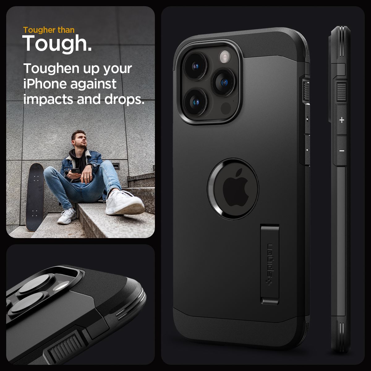 Spigen Tough Armor MagSafe, black - iPhone 15 Pro Max (14)
