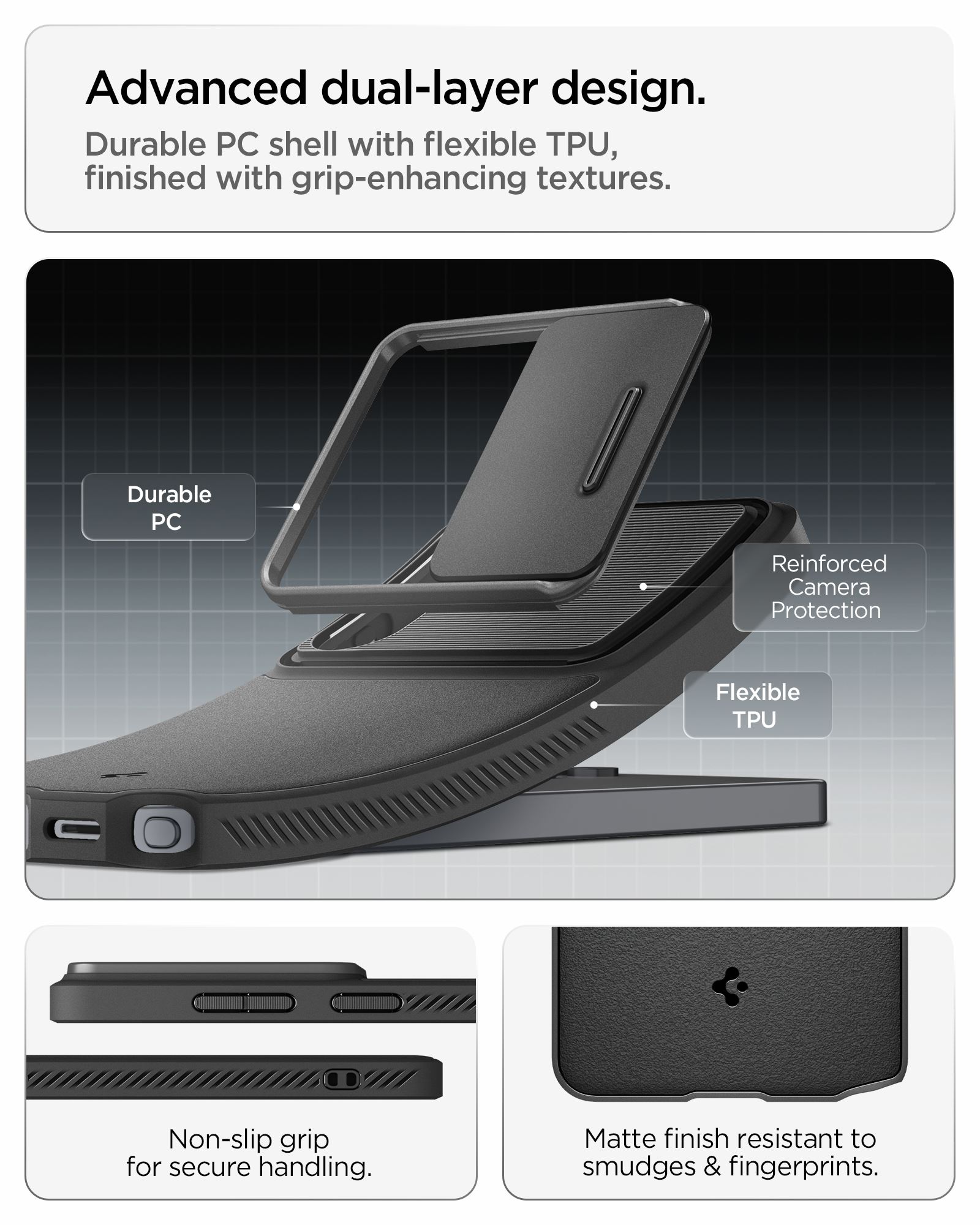 Spigen Optik Armor, black - Samsung Galaxy S26 Ultra (13)