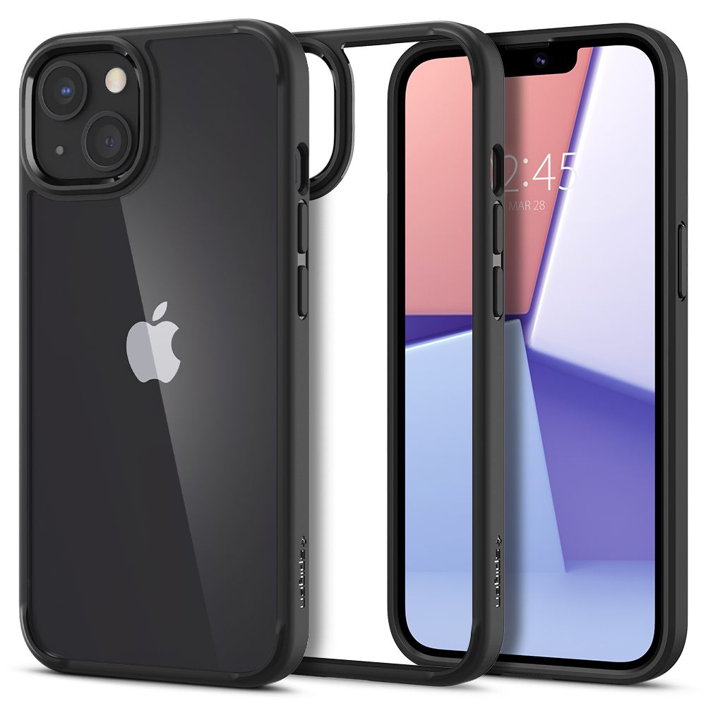 Spigen Ultra Hybrid, matte black - iPhone 13 (1)