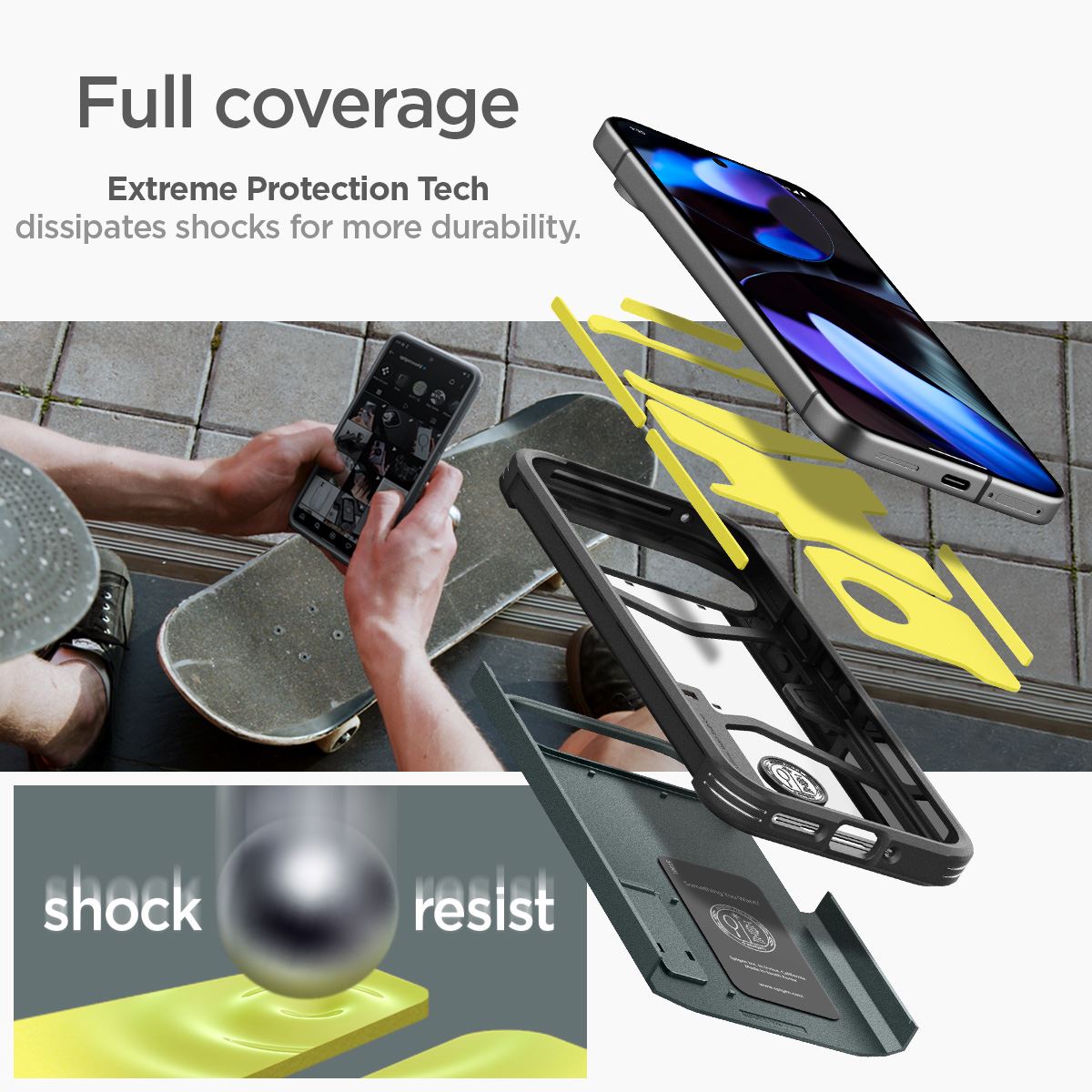 Spigen Tough Armor, abyss green - Google Pixel 9 Pro/Pixel 9 (12)
