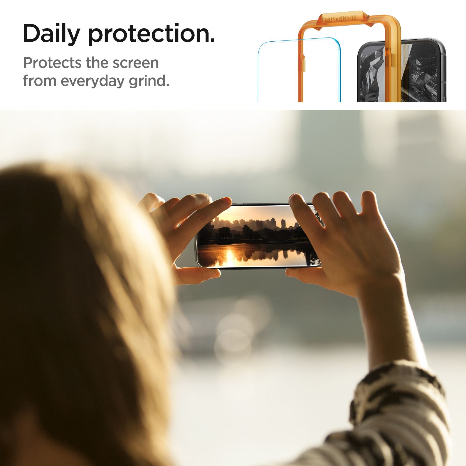 Spigen Glass tR AlignMaster 2 Pack - Google Pixel 8a (11)