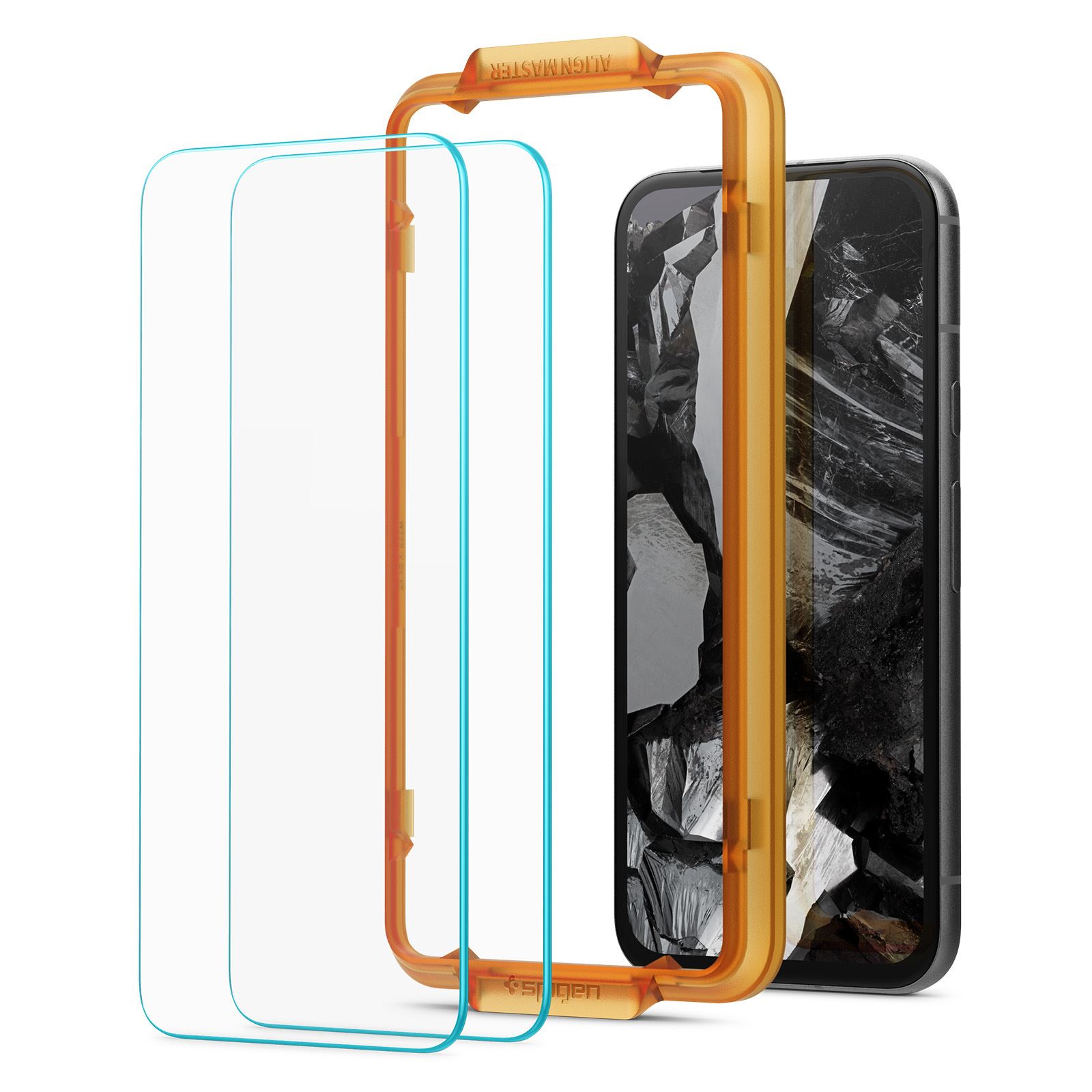Spigen Glass tR AlignMaster 2 Pack - Google Pixel 8a (6)