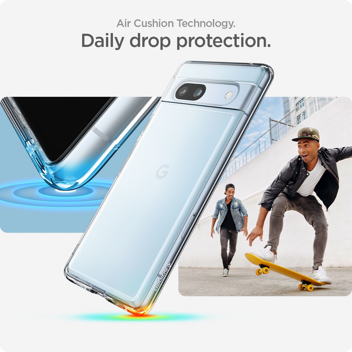 Spigen Ultra Hybrid, clear - Google Pixel 7a (12)