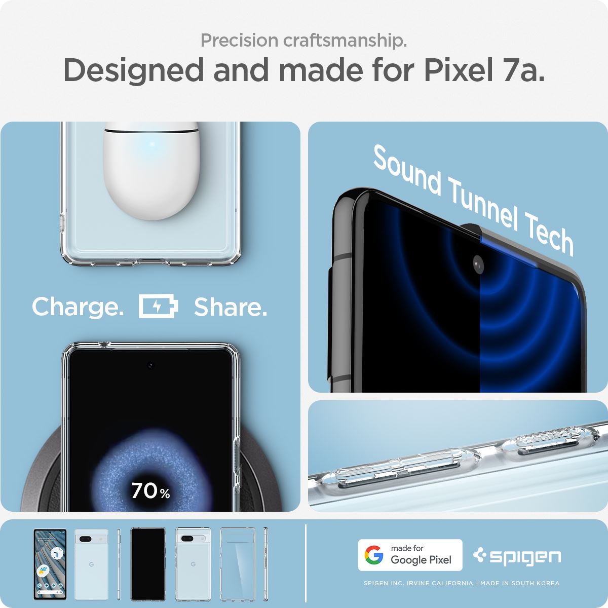 Spigen Ultra Hybrid, clear - Google Pixel 7a (14)