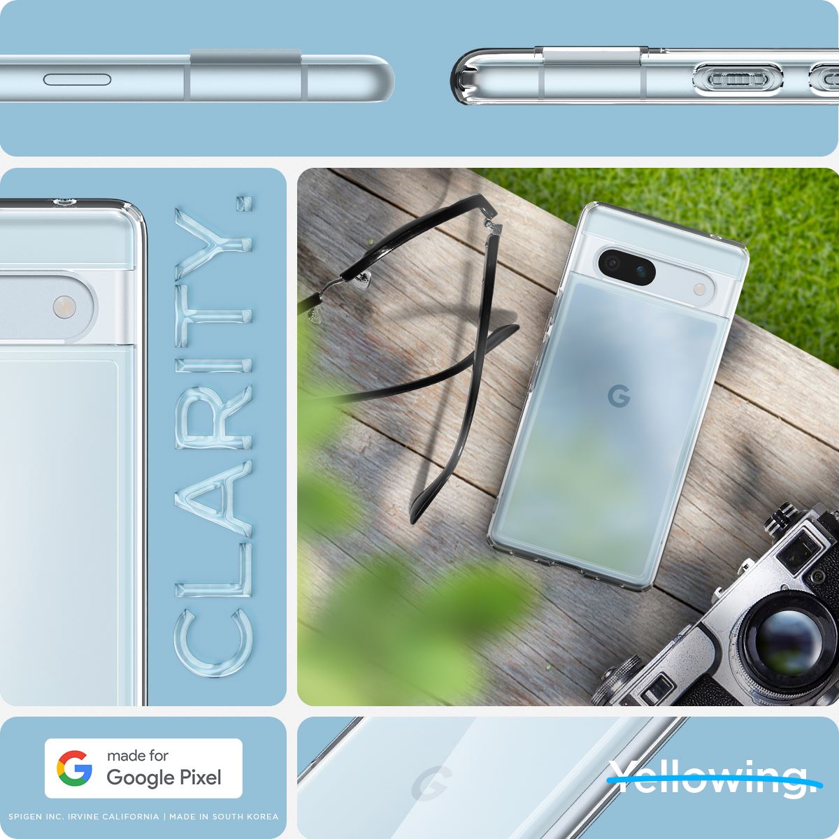 Spigen Ultra Hybrid, clear - Google Pixel 7a (9)