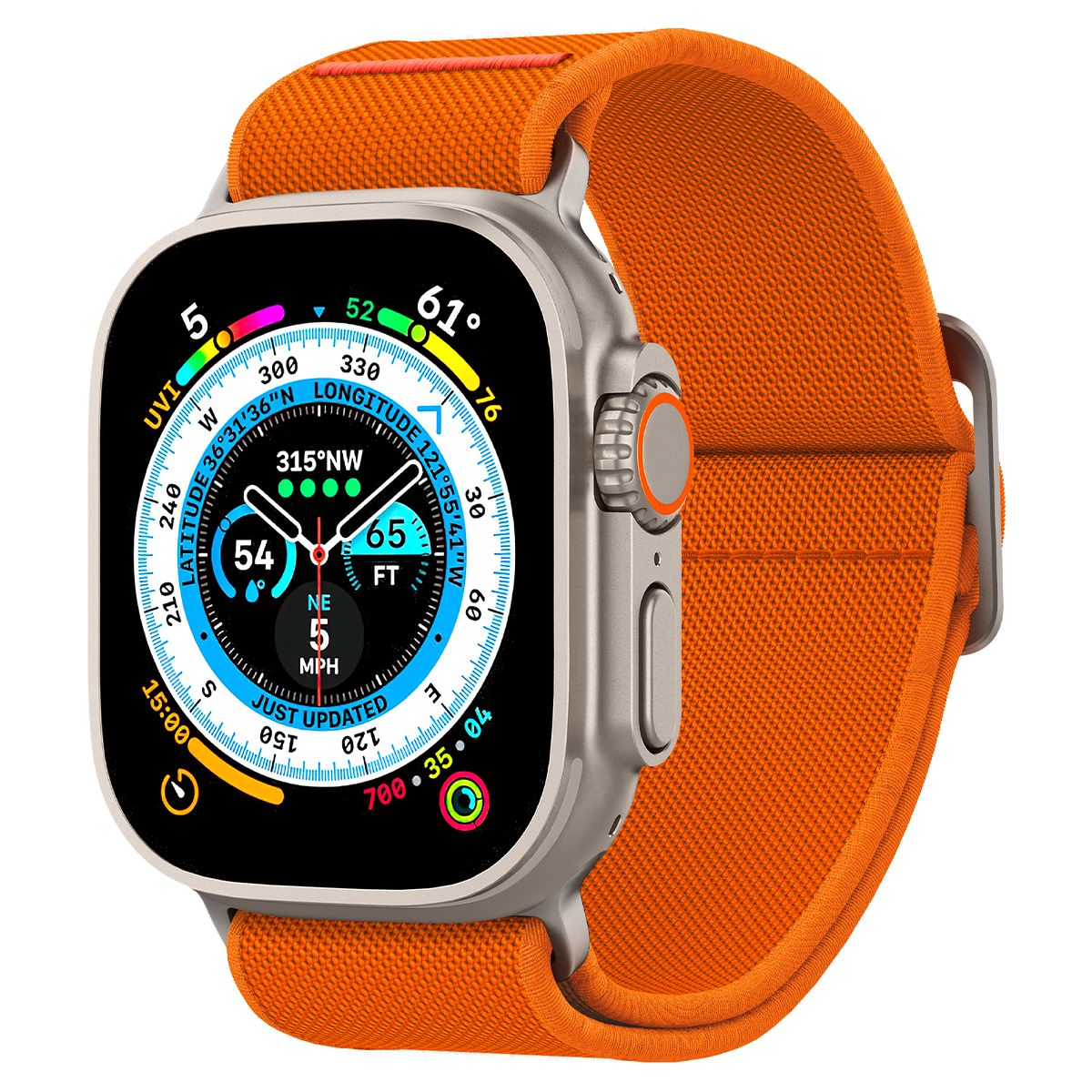 Spigen Lite Fit Ultra, orange - Apple Watch 49mm/46mm/45mm/44mm/42mm (1)