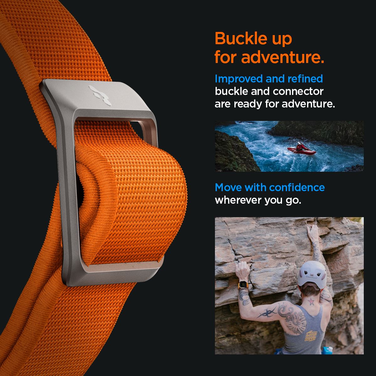 Spigen Lite Fit Ultra, orange - Apple Watch 49mm/46mm/45mm/44mm/42mm (15)