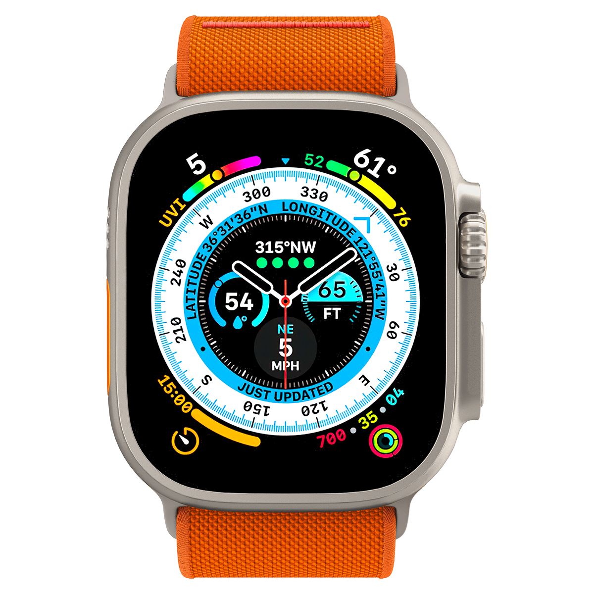 Spigen Lite Fit Ultra, orange - Apple Watch 49mm/46mm/45mm/44mm/42mm (4)