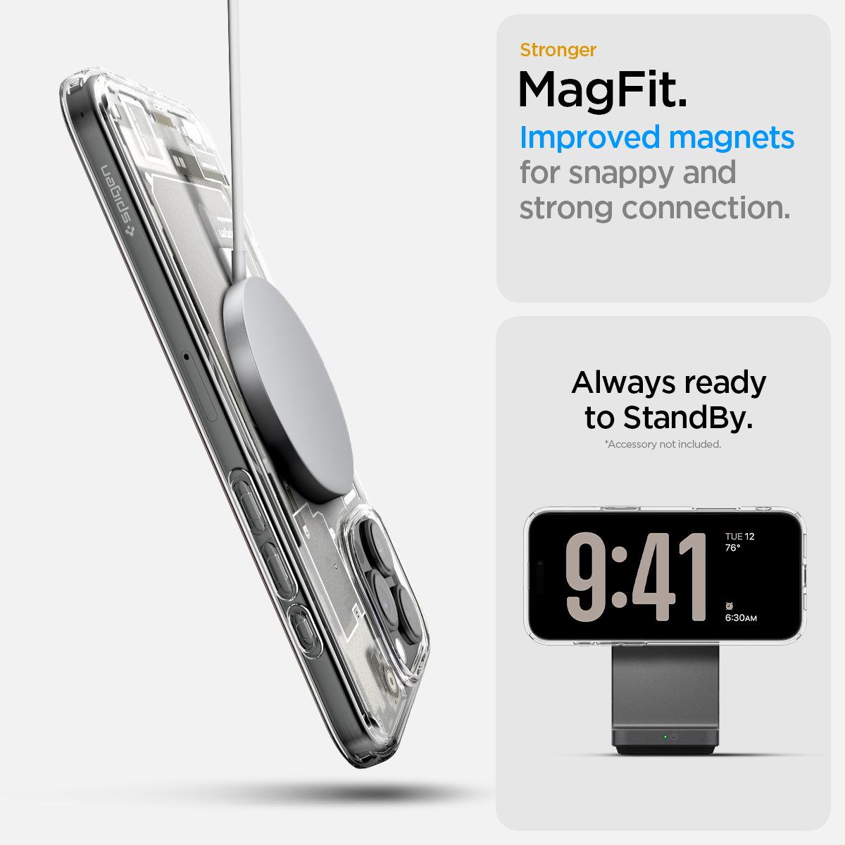 Spigen Ultra Hybrid MagSafe, zero one natural titanium - iPhone 16 Pro (11)