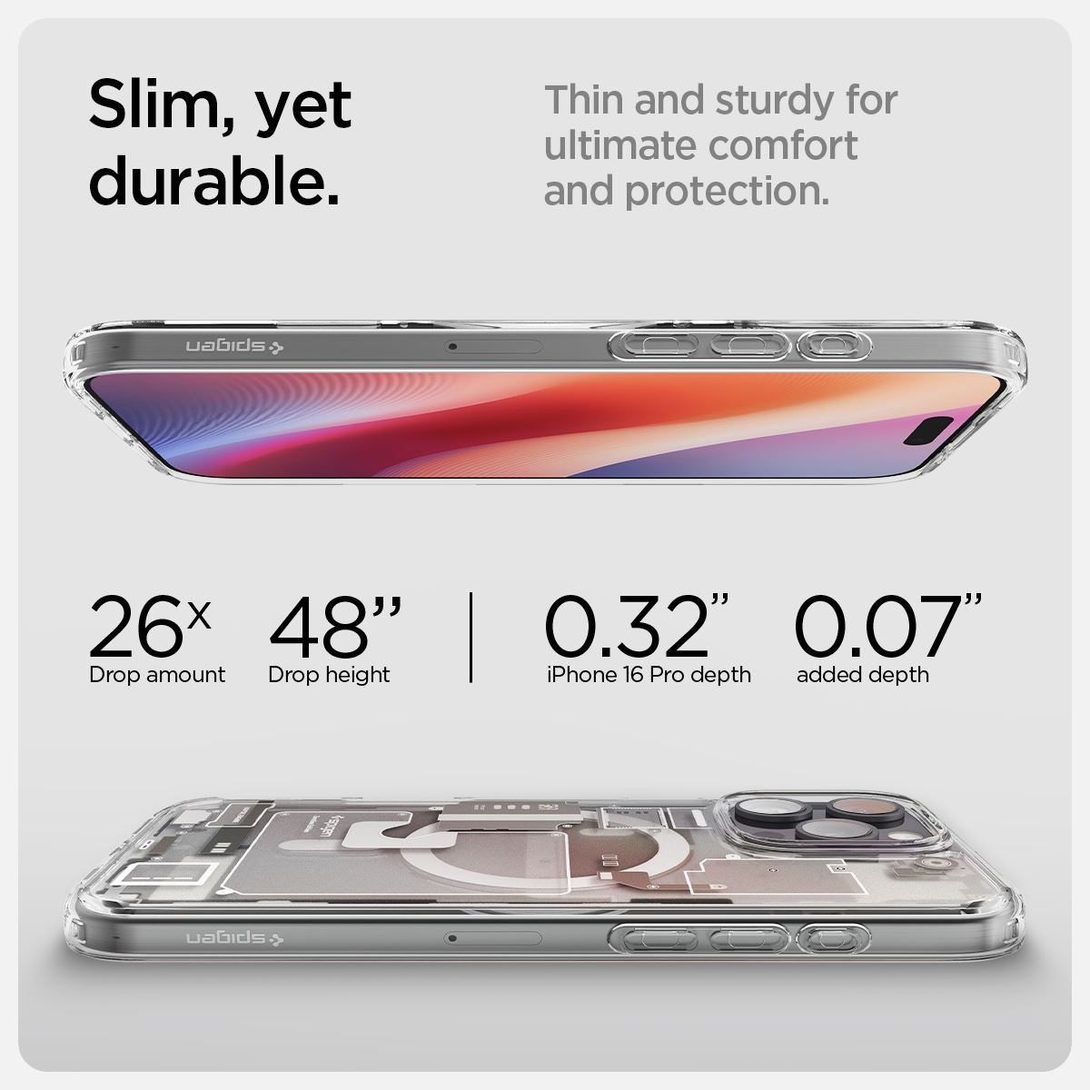 Spigen Ultra Hybrid MagSafe, zero one natural titanium - iPhone 16 Pro (12)