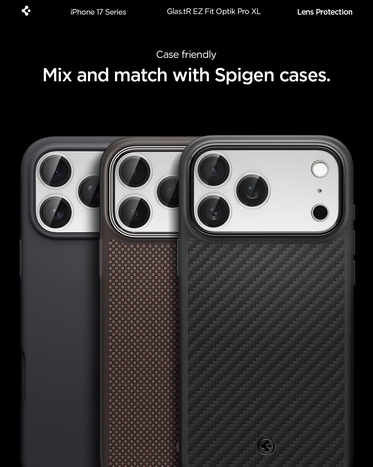 Spigen Glass tR EZ Fit Optik Pro XL 1 Pack, silver - iPhone 17 Pro (16)